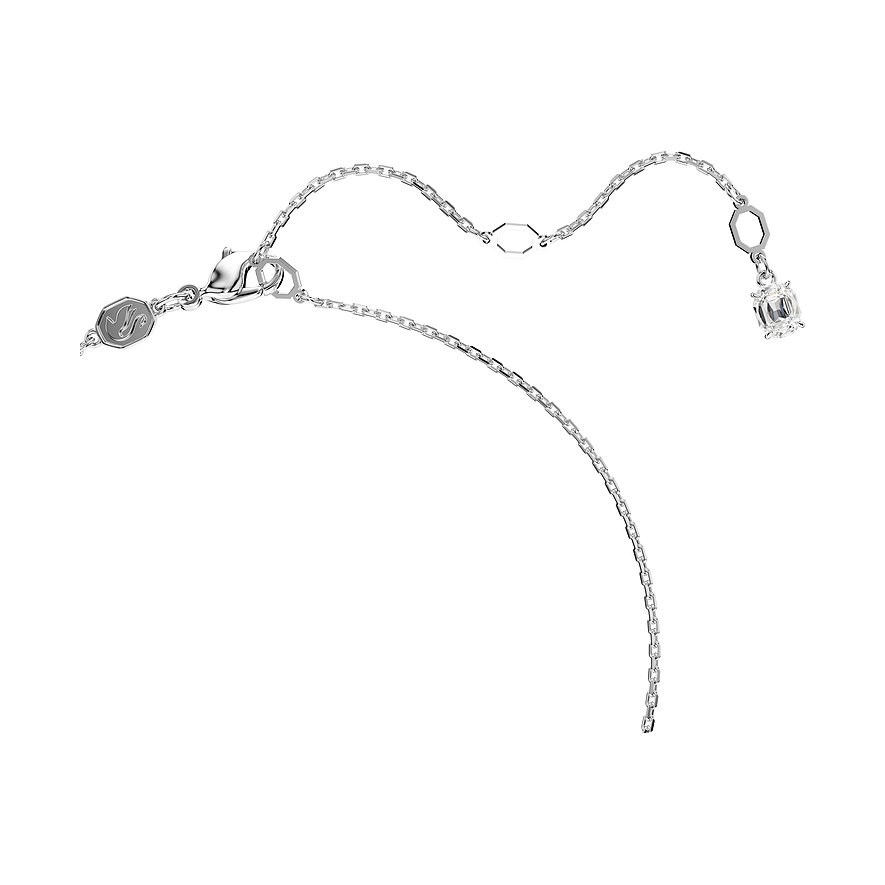 Swarovski Halskette aus Metall mit Swarovski-Kristall und silberfarbener Kette.