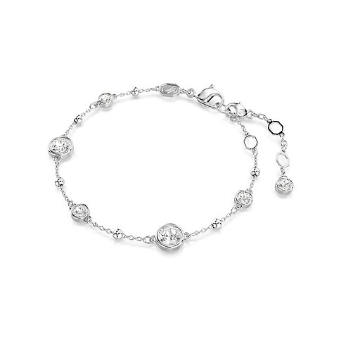 Swarovski Armband aus Metall mit Kristallen und einem Schlangen-Anhänger.