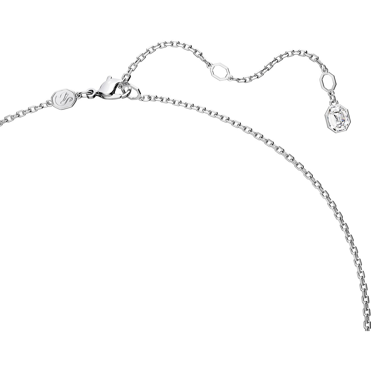 Swarovski Halskette aus Metall mit einem Kristall-Anhänger.