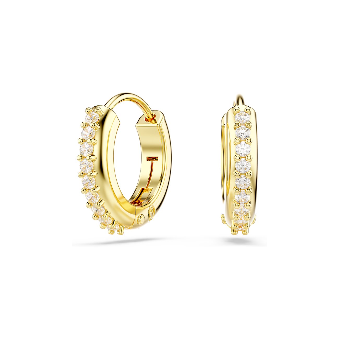 Swarovski Ohrringe aus Metall mit Kristallen.