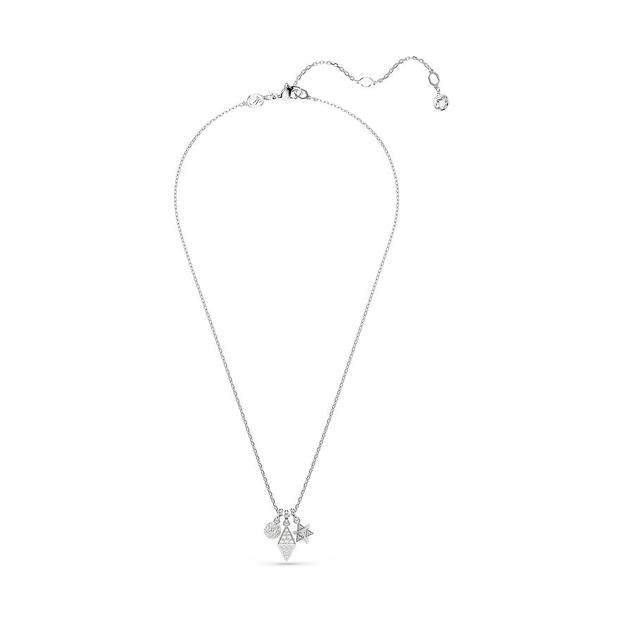 Swarovski Kette Curiosa, Swarovski-Kristall, Damen, Metall, weiß
