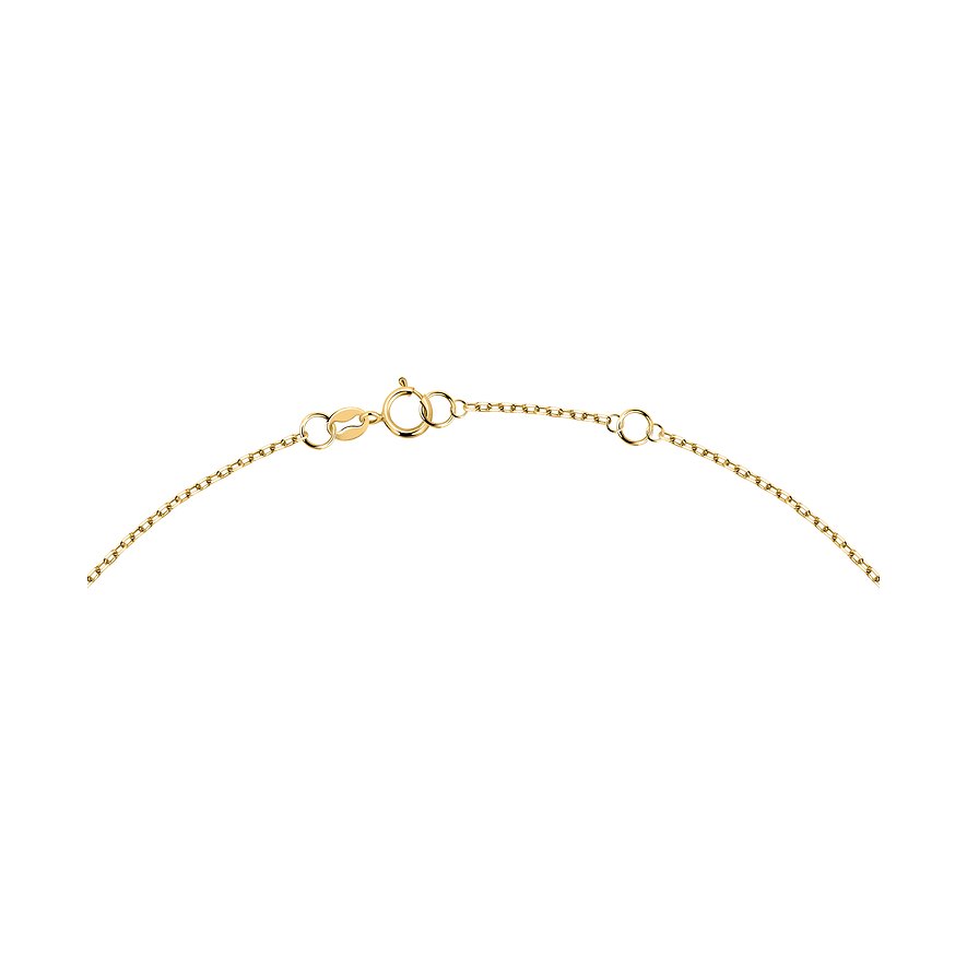 FAVS Halsschmuck aus 375 Gelbgold mit Zirkonia.