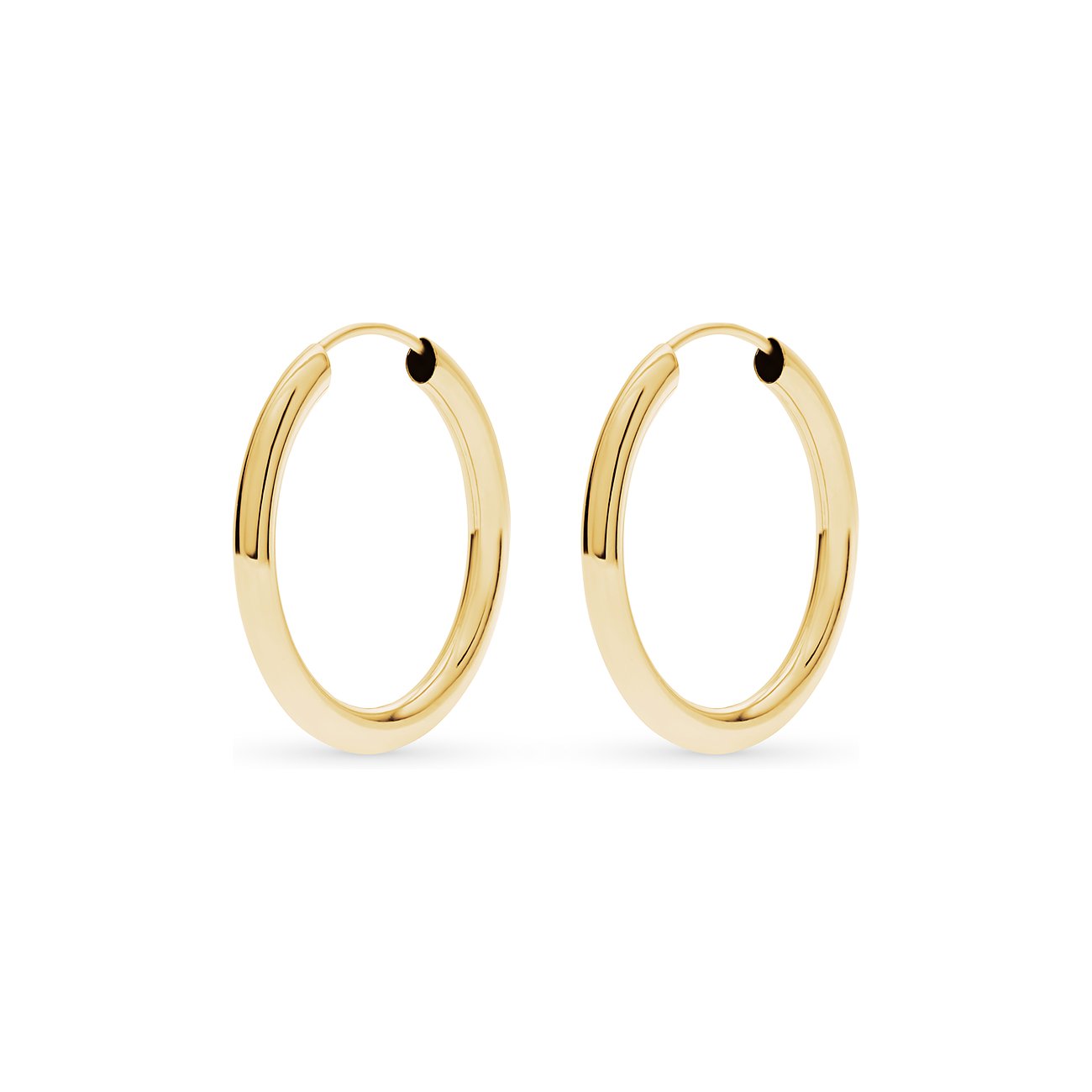 FAVS Ohrringe aus 375 Gelbgold, poliert.