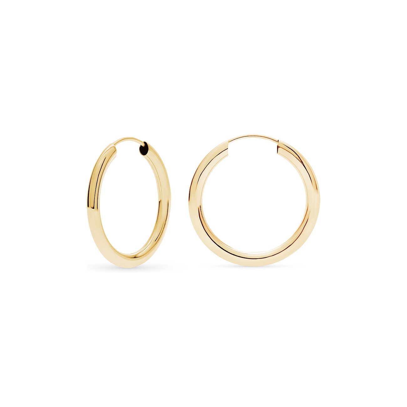 FAVS Ohrringe aus 375 Gelbgold, poliert.
