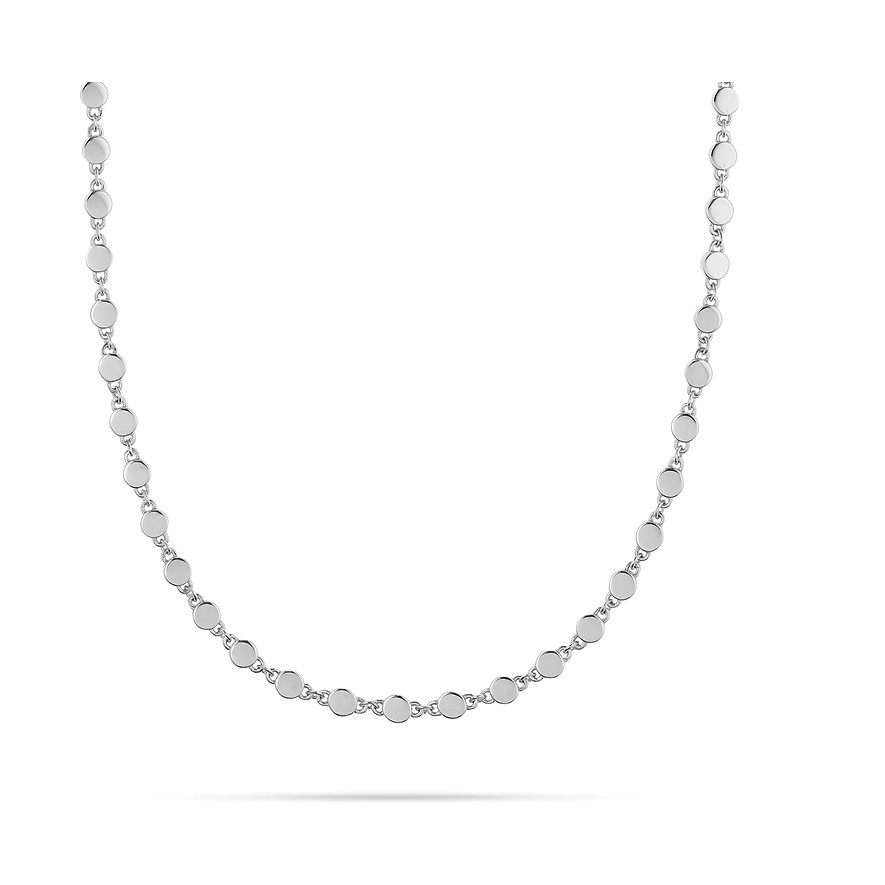 JETTE Halsschmuck aus 925 recyceltem Silber mit Zirkonia.