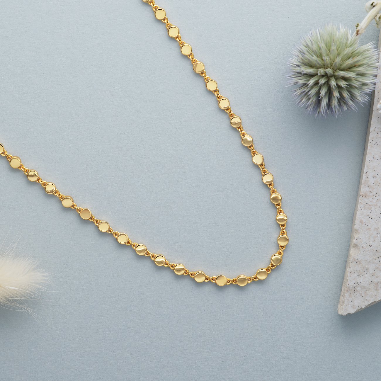 JETTE Halsschmuck aus 925 recyceltem Silber mit Zirkonia.