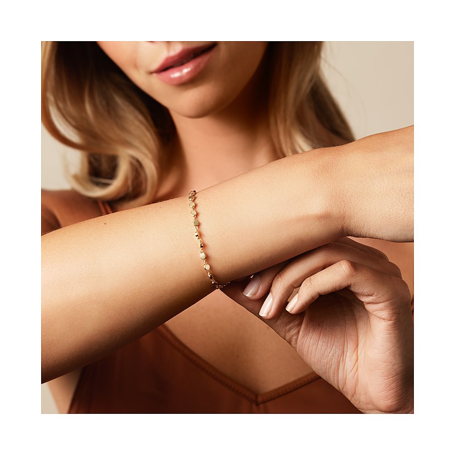 JETTE Armband aus 925er Silber, recycelt, mit Zirkonia.