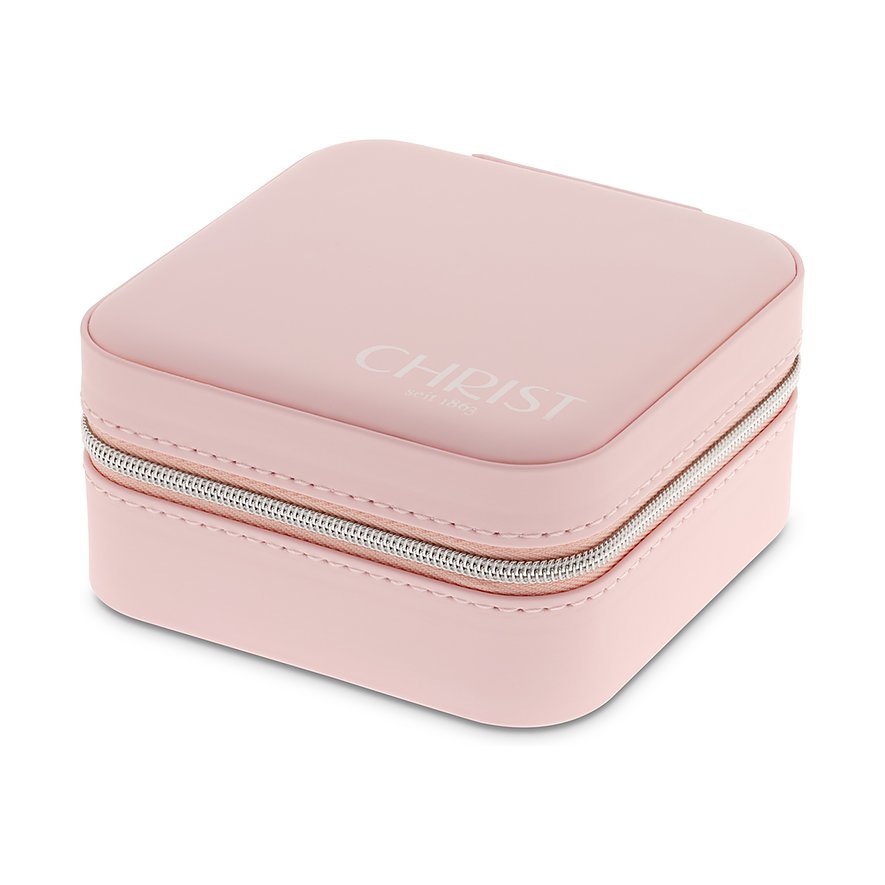 CHRIST Schmucketui, Unisex, Lederimitation, pink