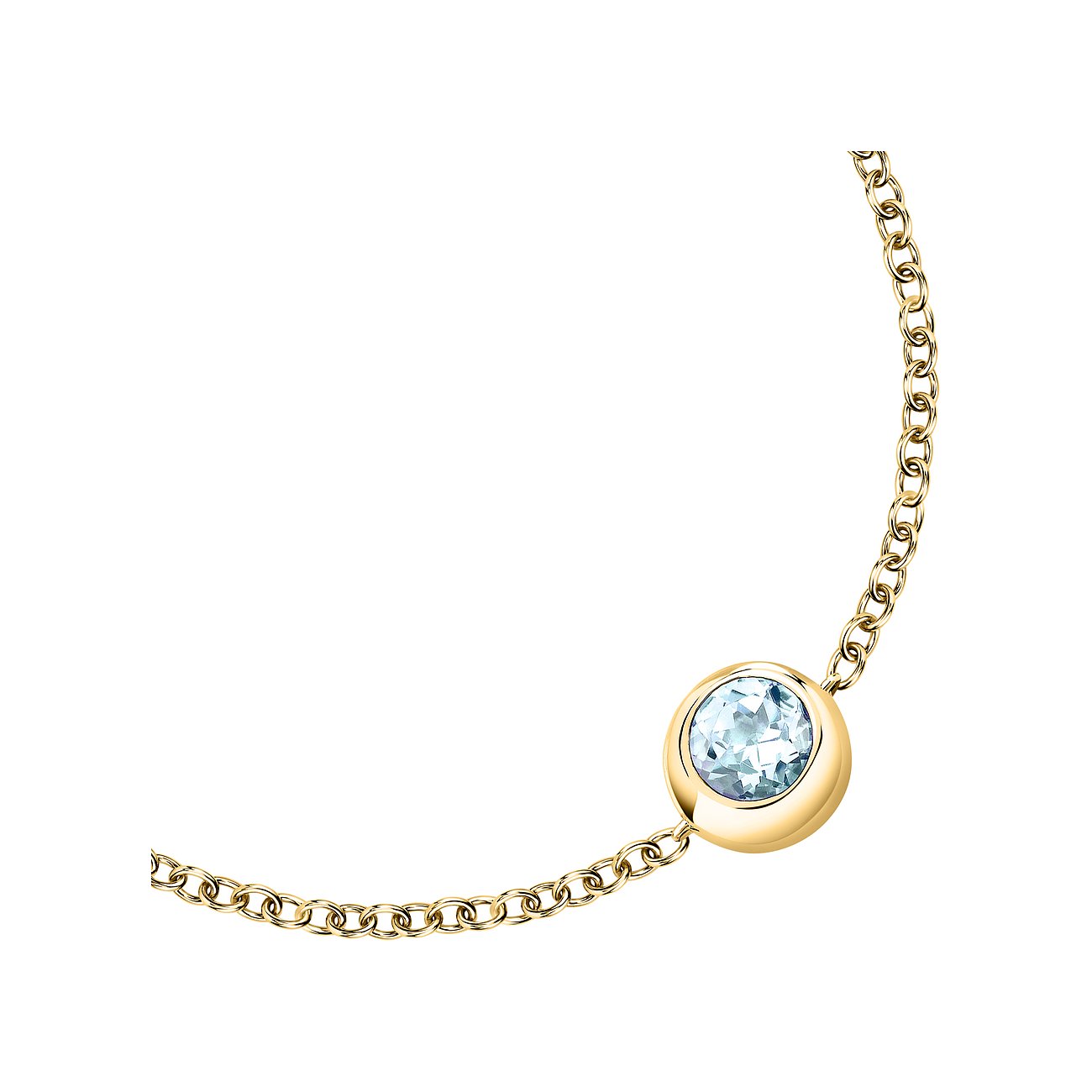 Morellato Armband aus recyceltem 925er Silber mit Topas.