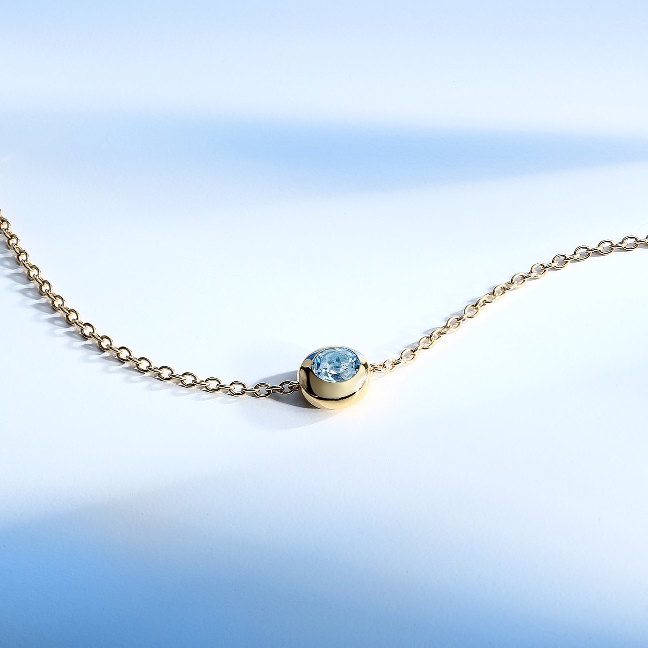 Morellato Armband aus 925 recyceltem Silber mit blauem Topas.