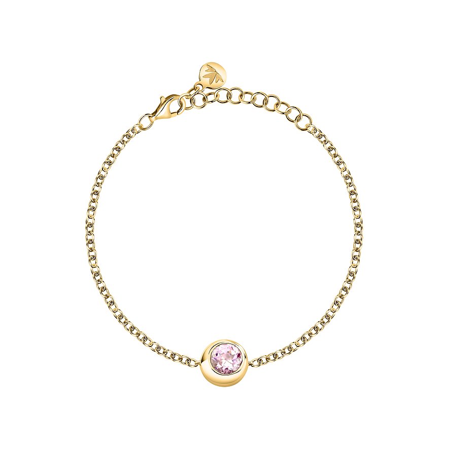Morellato Armband Tesori, Quarz, Damen, 925er Silber, recycelt, gelbgold