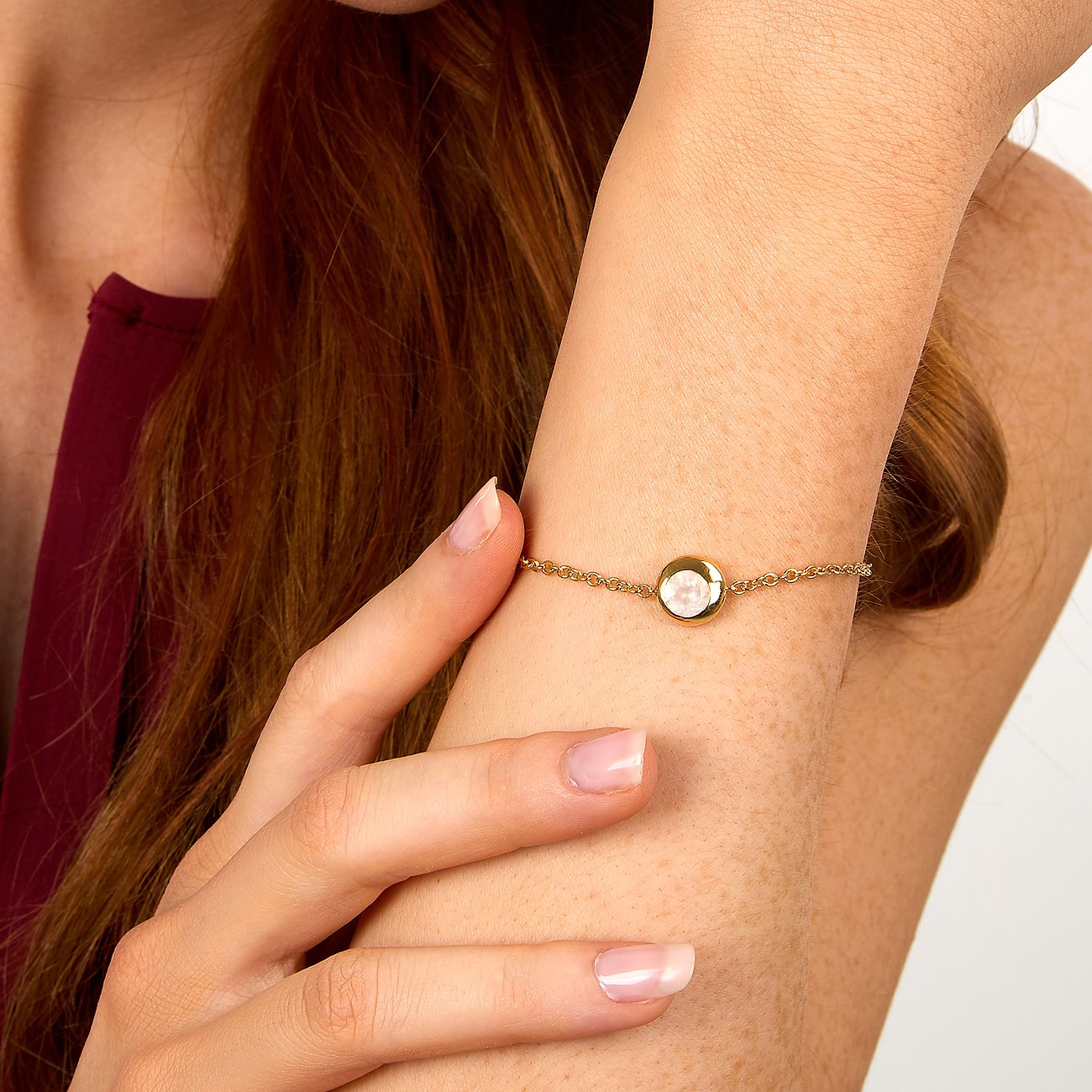 Bracciale Morellato in argento riciclato 925 con quarzo.