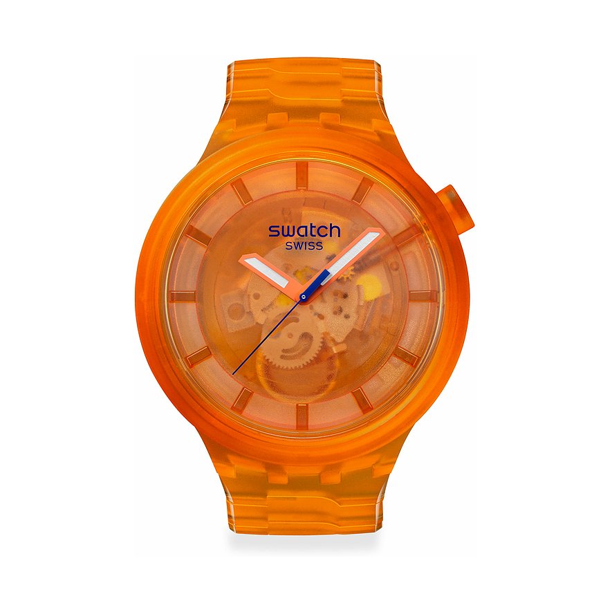 Swatch Unisexuhr 2407 COLORS OF JOY SB05O103, Unisex, Kunststoff, Armband: Kunststoff, Quarz, analog