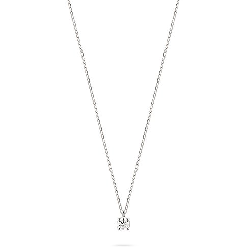 CHRIST Kette aus 585 Weißgold mit Diamant.