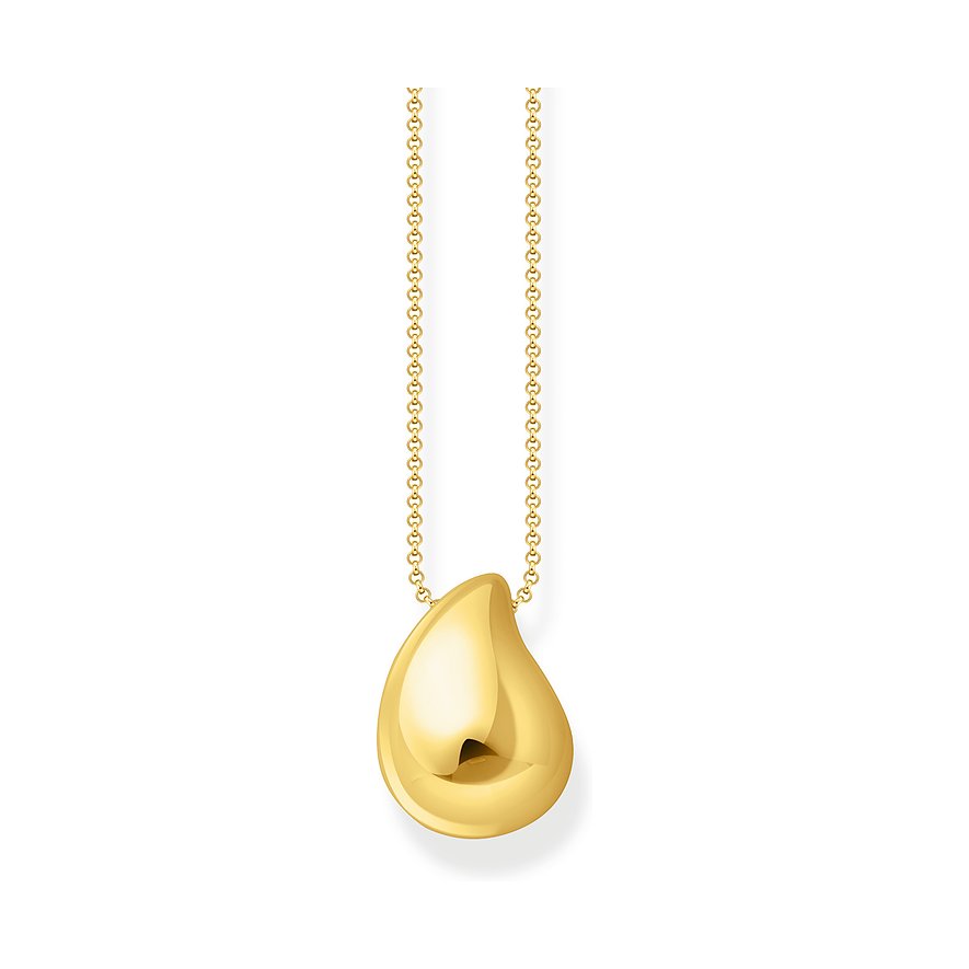 Thomas Sabo Kette, Damen, 925er Silber, gold