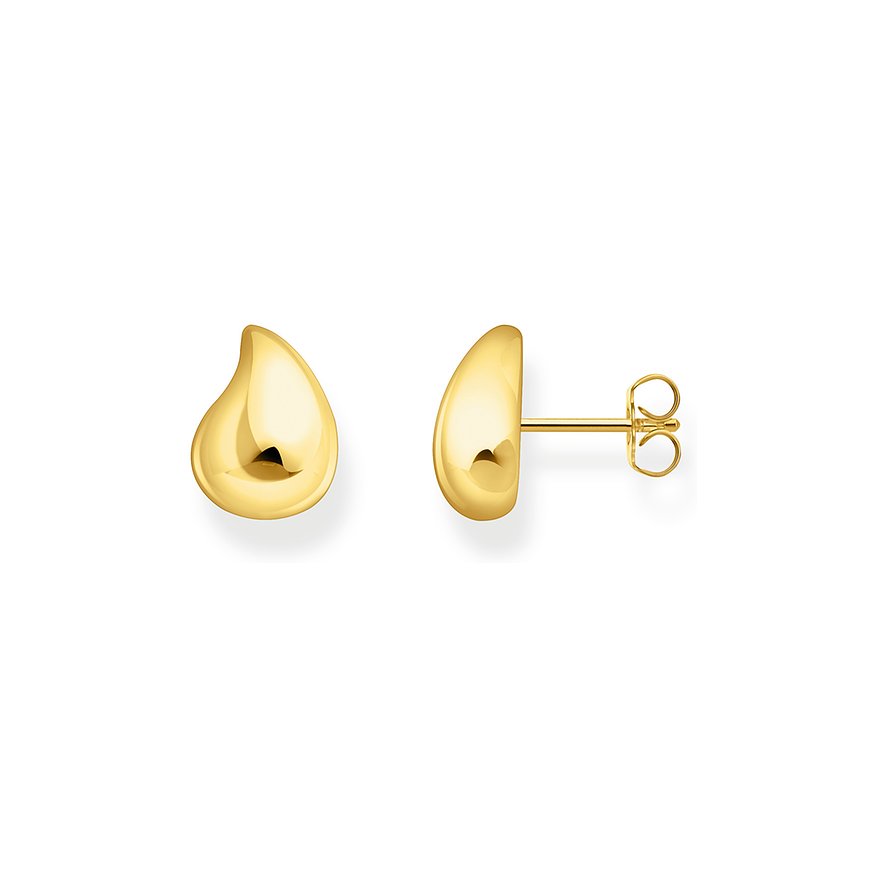 Thomas Sabo Ohrstecker, Damen, 925er Silber, gold
