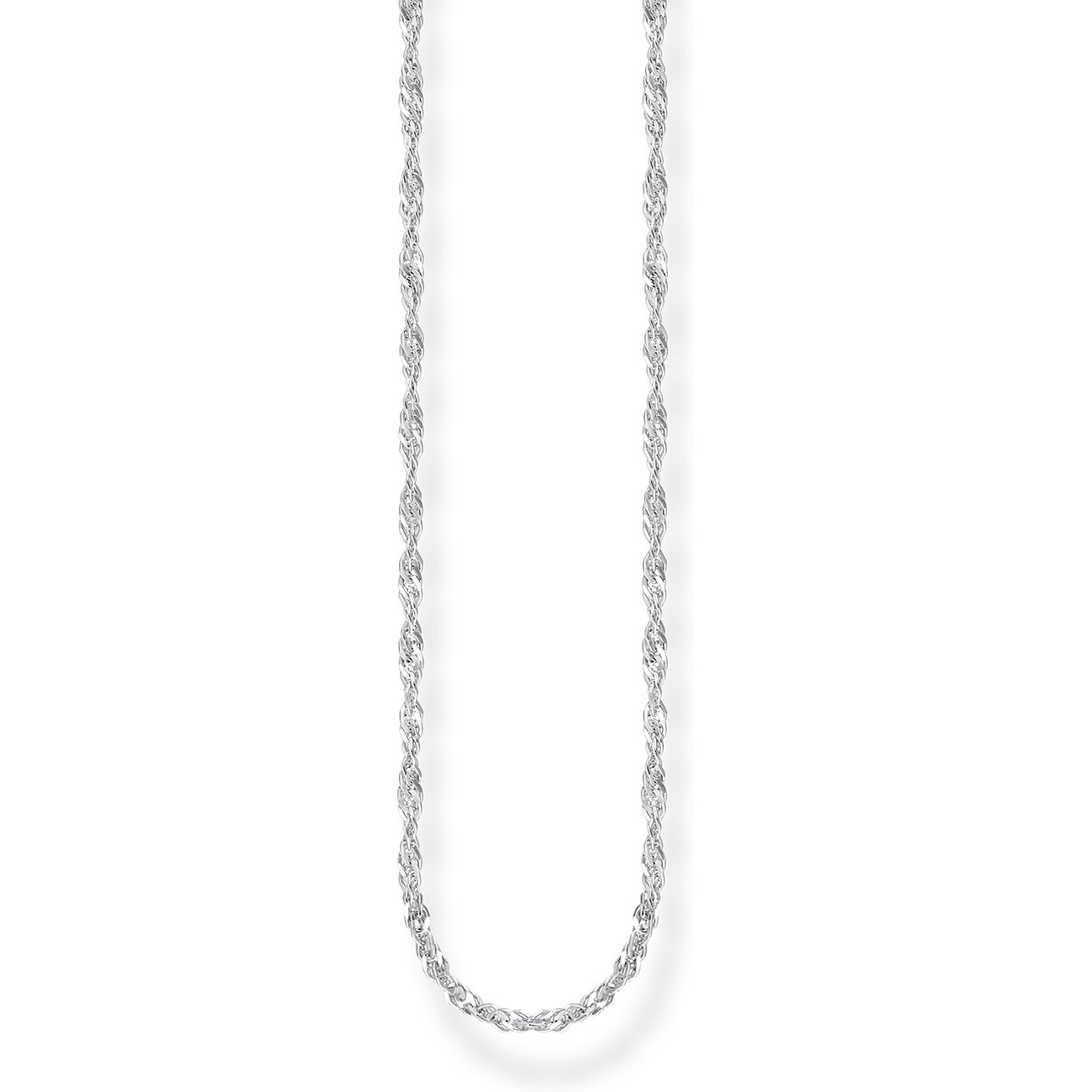 Thomas Sabo Halsschmuck aus 925er Silber, als Kordelkette.