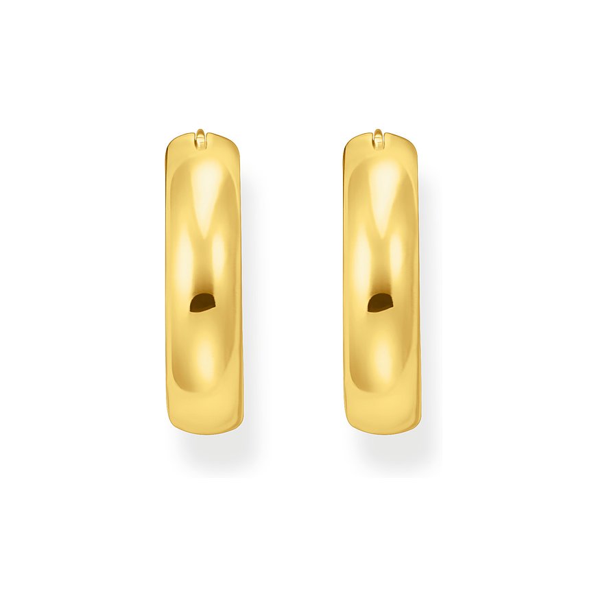 Thomas Sabo Creolen, Damen, 925er Silber, gold