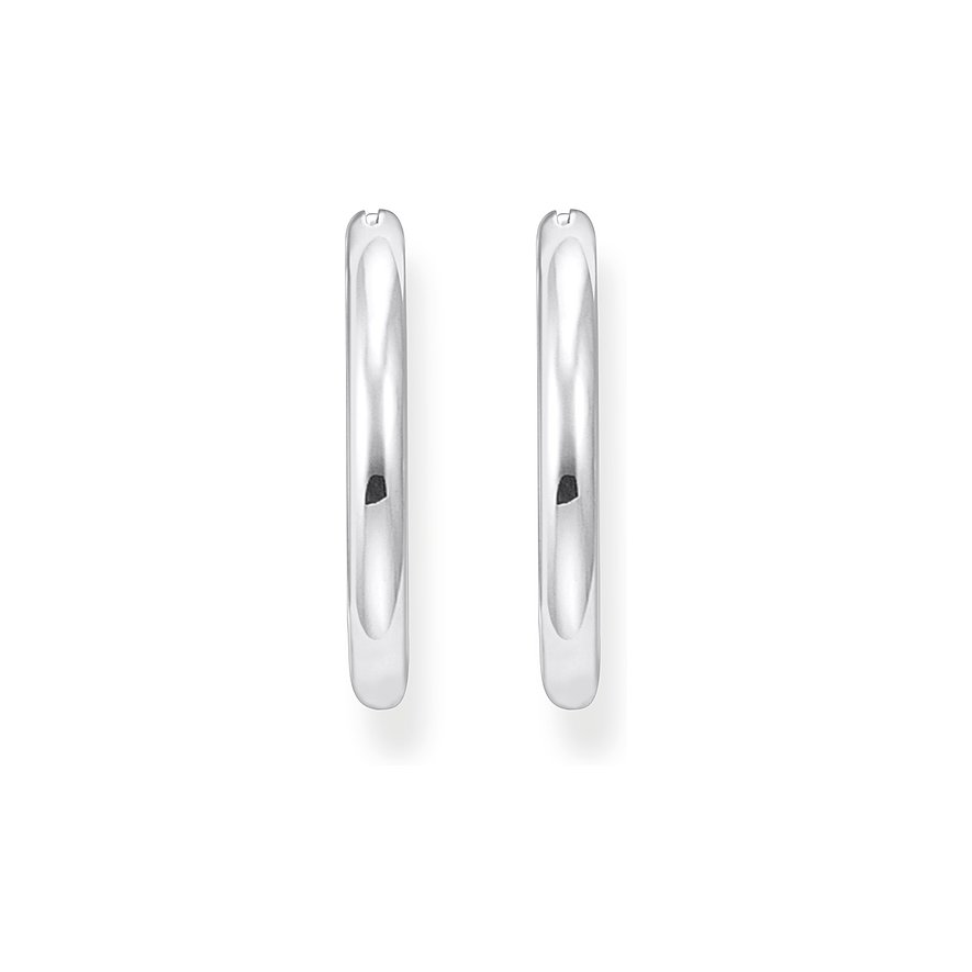 Thomas Sabo Creolen, Damen, 925er Silber, silber