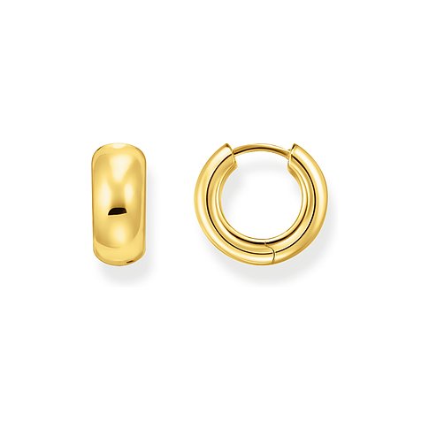 Thomas Sabo Ohrringe aus 925er Silber, poliert, Creolen.