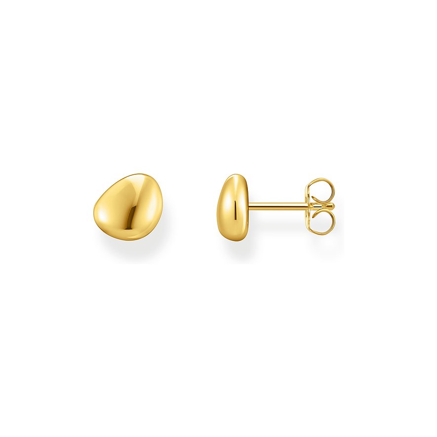 Thomas Sabo Ohrstecker, Damen, 925er Silber, gold