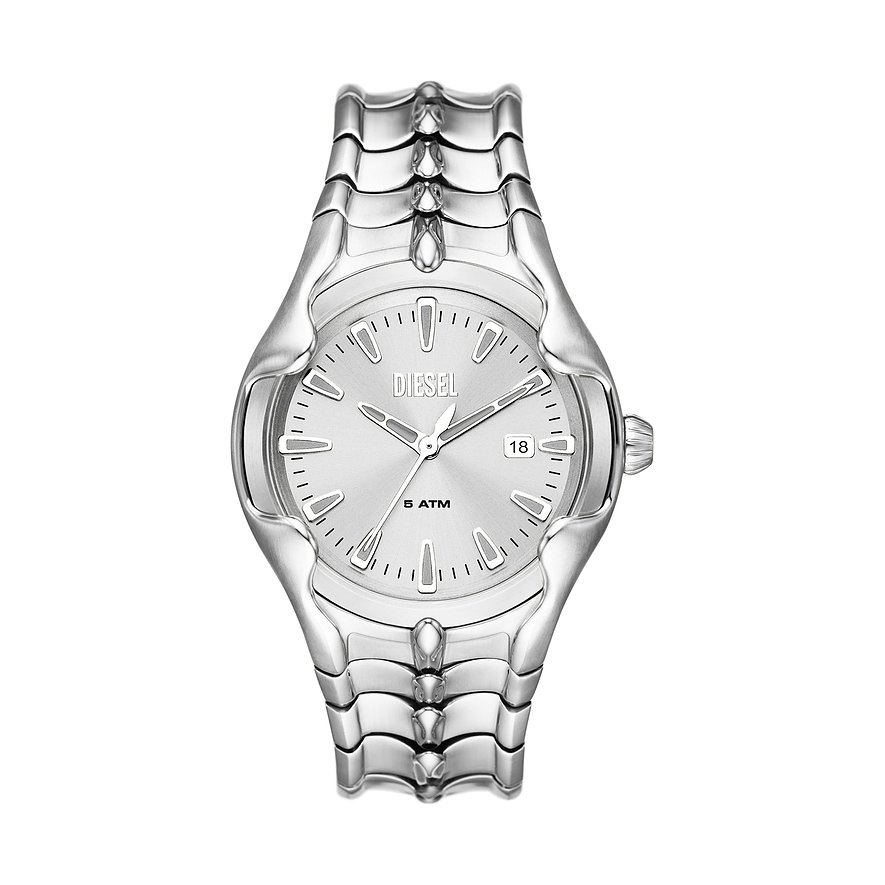 2. Chance - Diesel Herrenuhr DZ2185, Herren, Edelstahl, Armband: Edelstahl, Quarz, analog