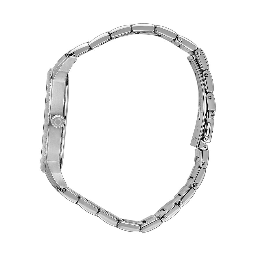 Trussardi herreur med urkasse i rustfrit stål og lænke.