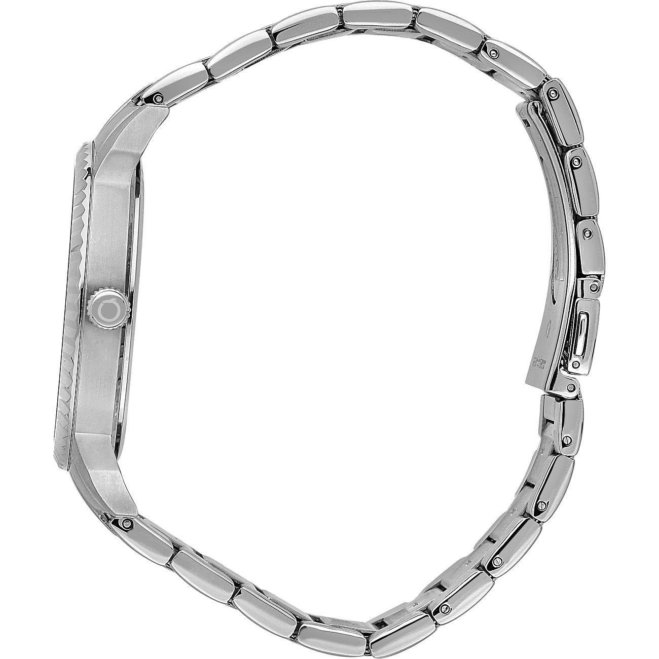 Trussardi herreur med urkasse i rustfrit stål og lænke.