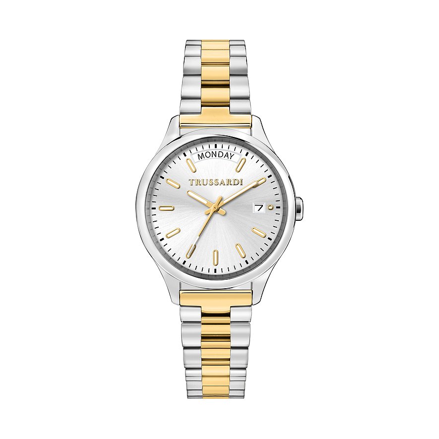 Trussardi Damenuhr City Life R2453170502, Damen, Edelstahl, Armband: Edelstahl, Quarz, analog