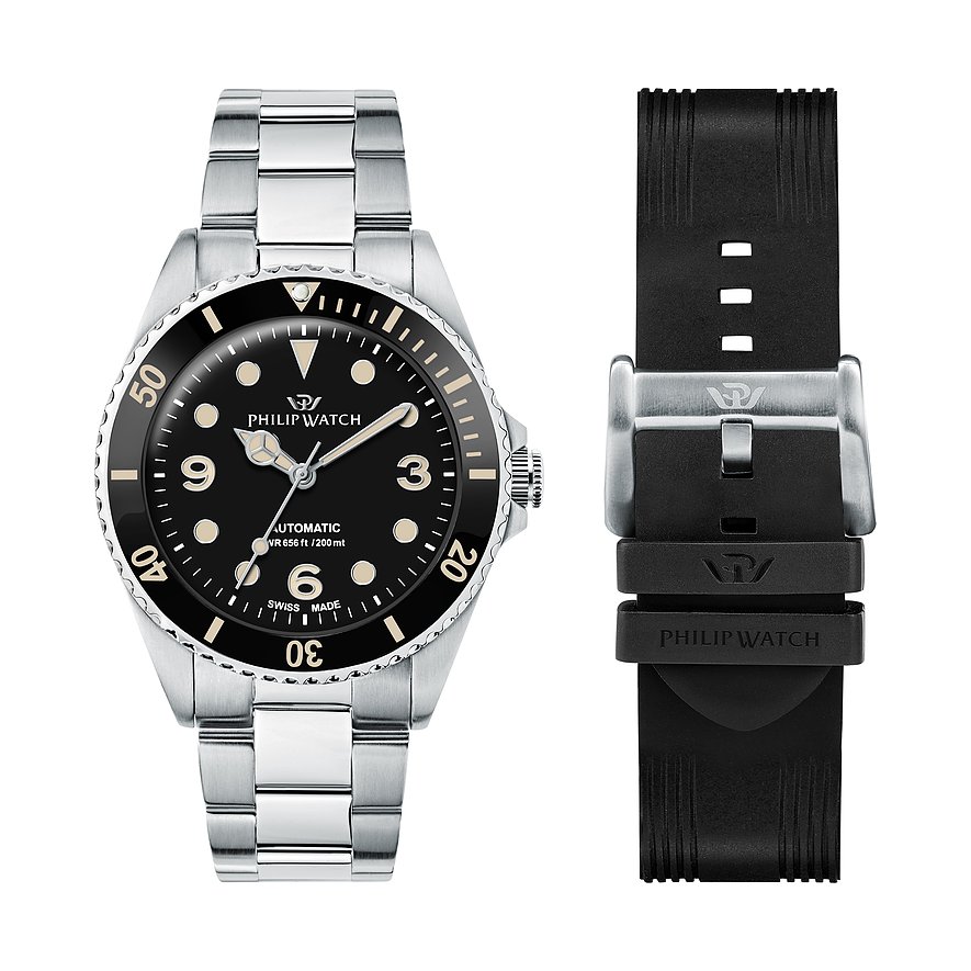 Philip Watch Uhren-Set inkl. Wechselarmband Caribe Diving R8223216008