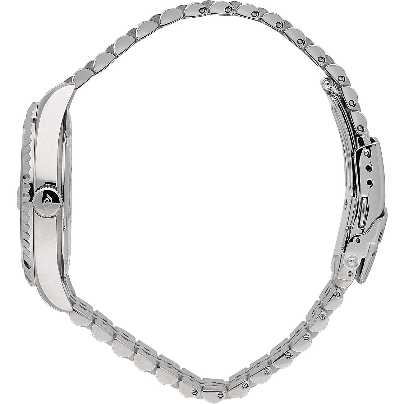 Philip Watch Herrenuhr mit Edelstahlgehäuse und Gliederarmband.