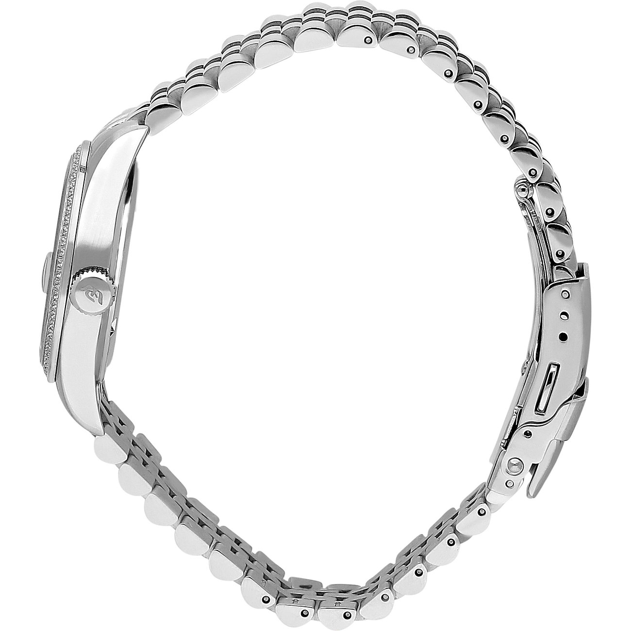 Philip Watch dameur i rustfrit stål med besat lynette og led-armbånd.