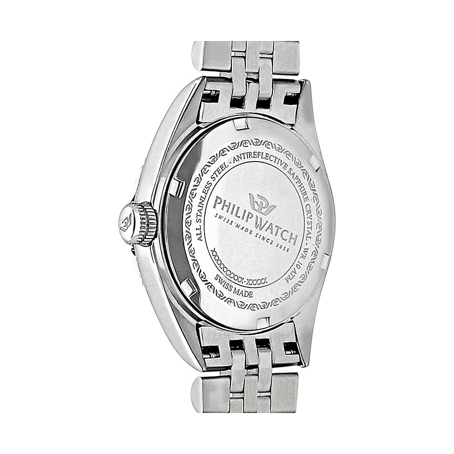 Philip Watch dameur i rustfrit stål med poleret overflade.