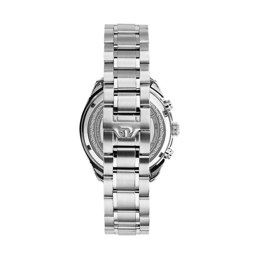 Philip Watch Herrenuhr mit Edelstahlgehäuse und Gliederarmband.