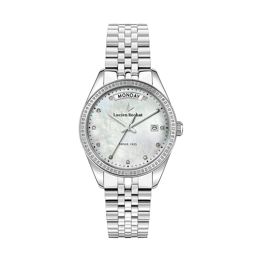 Lucien Rochat Damenuhr Madame R0453114518, Damen, Edelstahl, Armband: Edelstahl, Quarz, analog