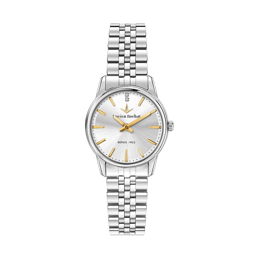 Lucien Rochat Damenuhr Iconic R0453116503, Damen, Edelstahl, Armband: Edelstahl, Quarz, analog