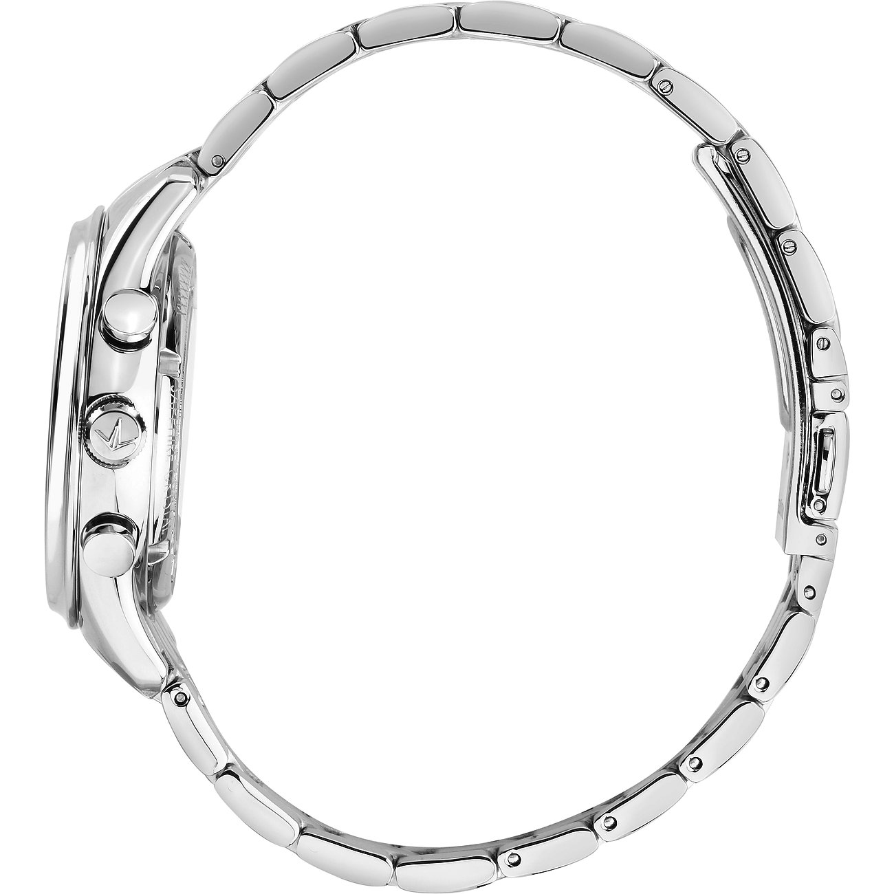 Lucien Rochat Edelstahl-Damenuhr mit analoger Anzeige.