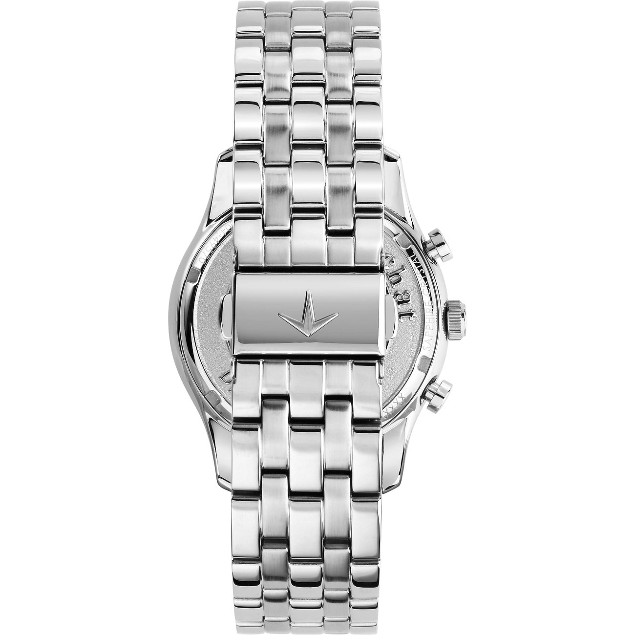 Lucien Rochat Armband aus Edelstahl mit Logo-Verschluss.