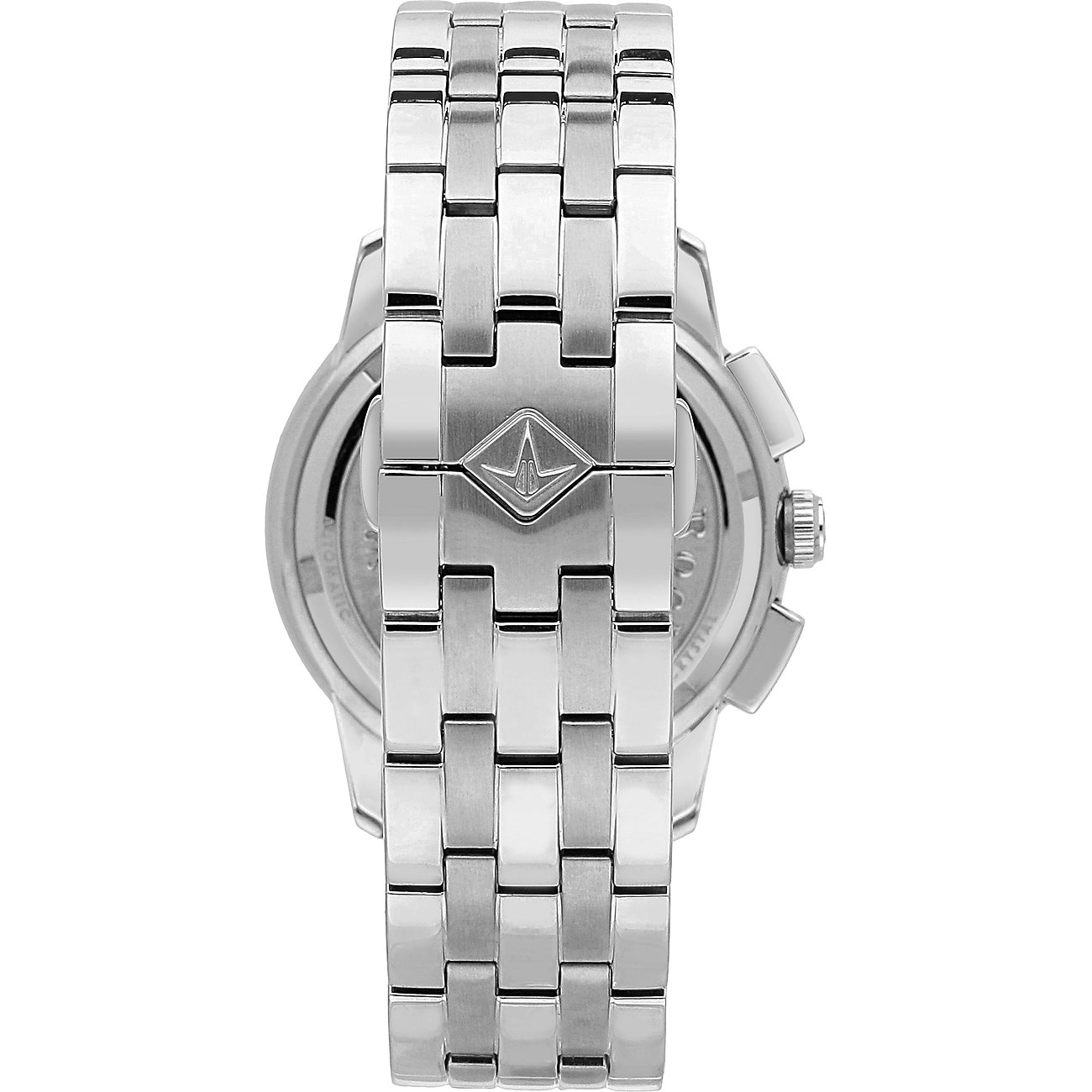 Lucien Rochat Herrenuhr mit Edelstahlgehäuse und Gliederarmband.