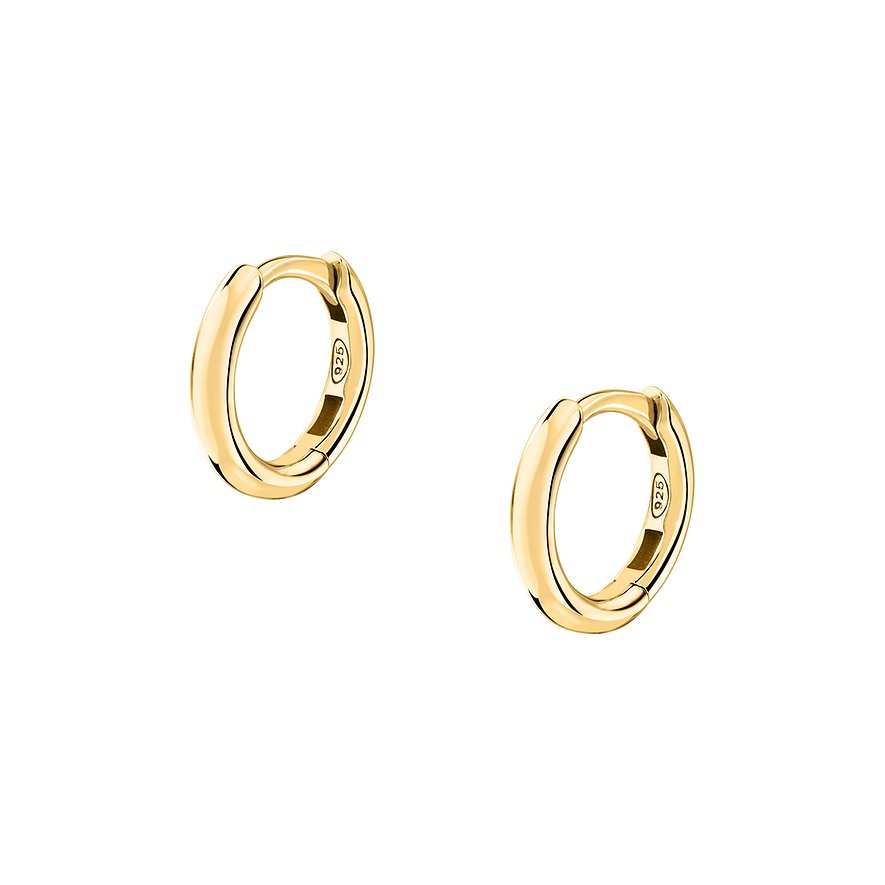 La Petite Story Creolen Silver, Damen, 925er Silber, gelbgold