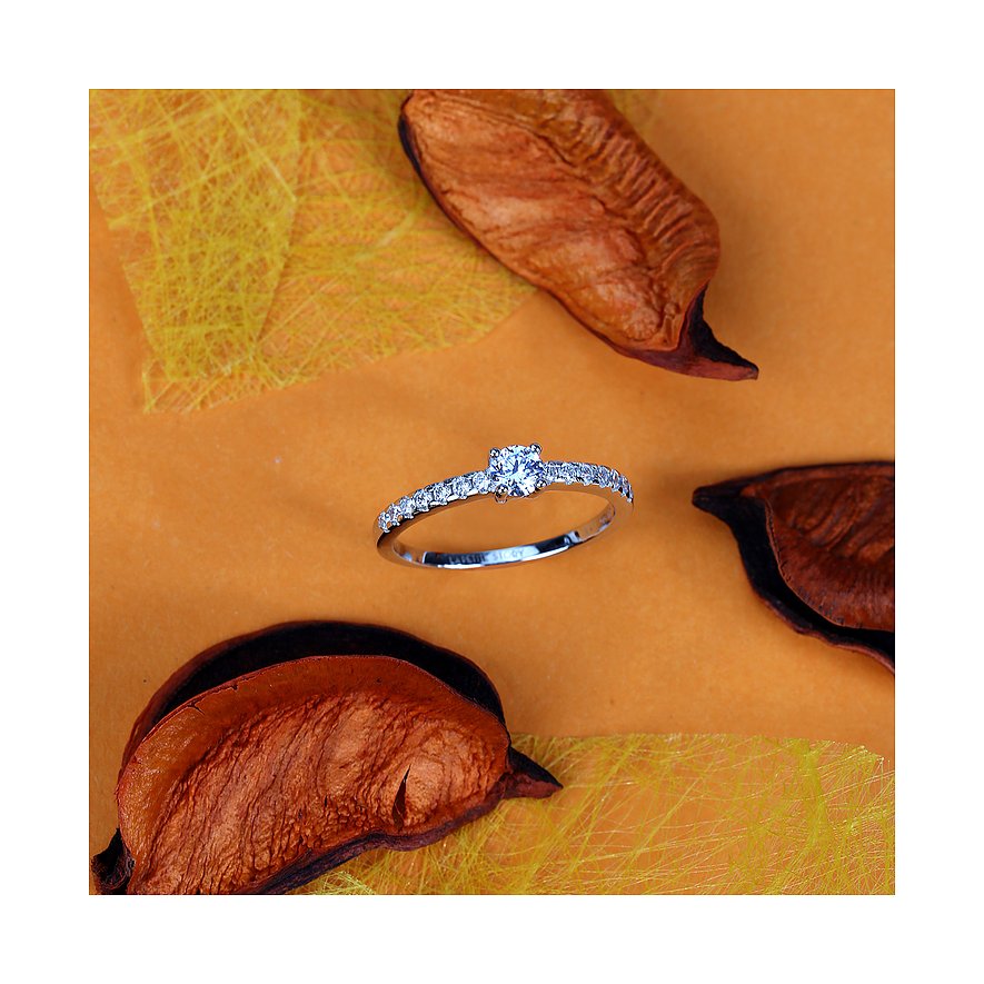 La Petite Story ring i 925 sterling silver med cubic zirconia.