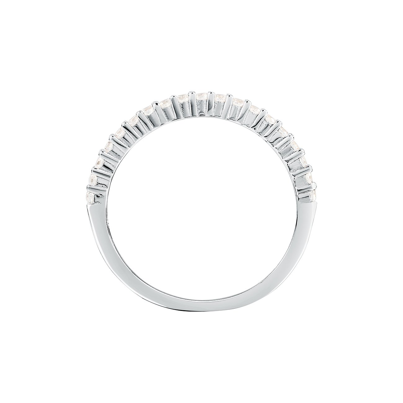 La Petite Story Ring aus 925er Silber mit weißen Zirkonia.