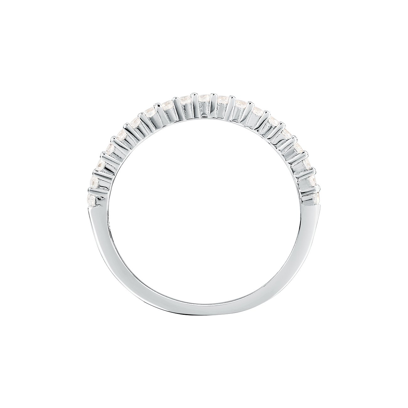 La Petite Story Ring aus 925er Silber mit weißen Zirkonia.