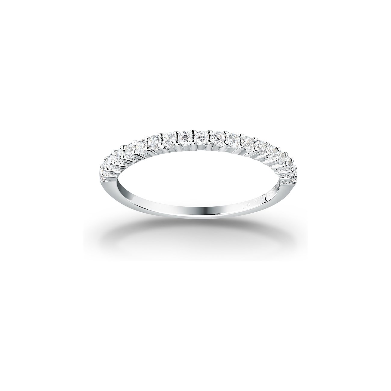 La Petite Story Ring aus 925er Silber mit weißen Zirkonia.