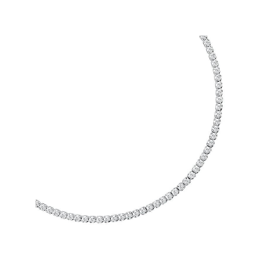 La Petite Story Armschmuck aus 925er Silber, besetzt mit Zirkonia-Farbsteinen, in einer eleganten Kurve dargestellt.