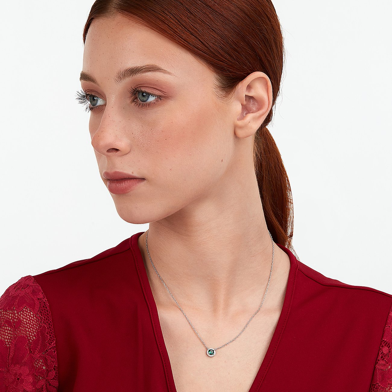 La Petite Story Halskette aus 925er Silber mit Zirkonia.