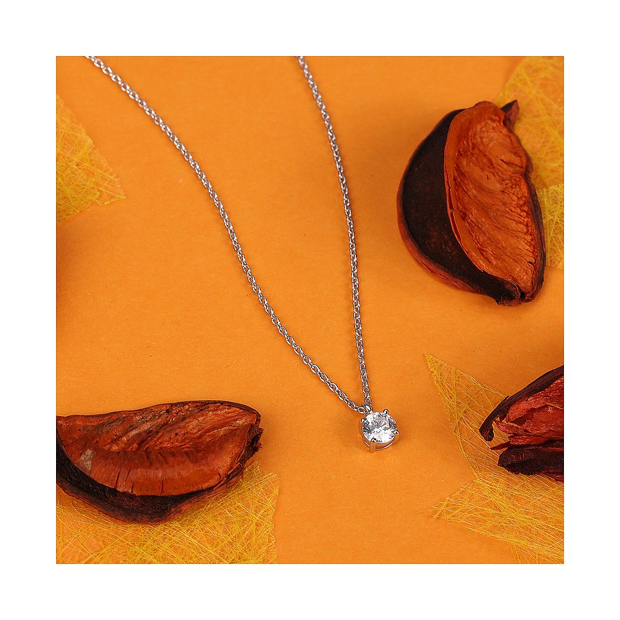 La Petite Story Halskette aus 925er Silber mit Zirkonia.