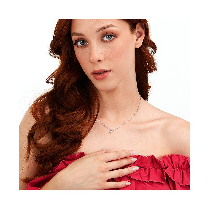 La Petite Story Halskette aus 925er Silber mit Zirkonia.