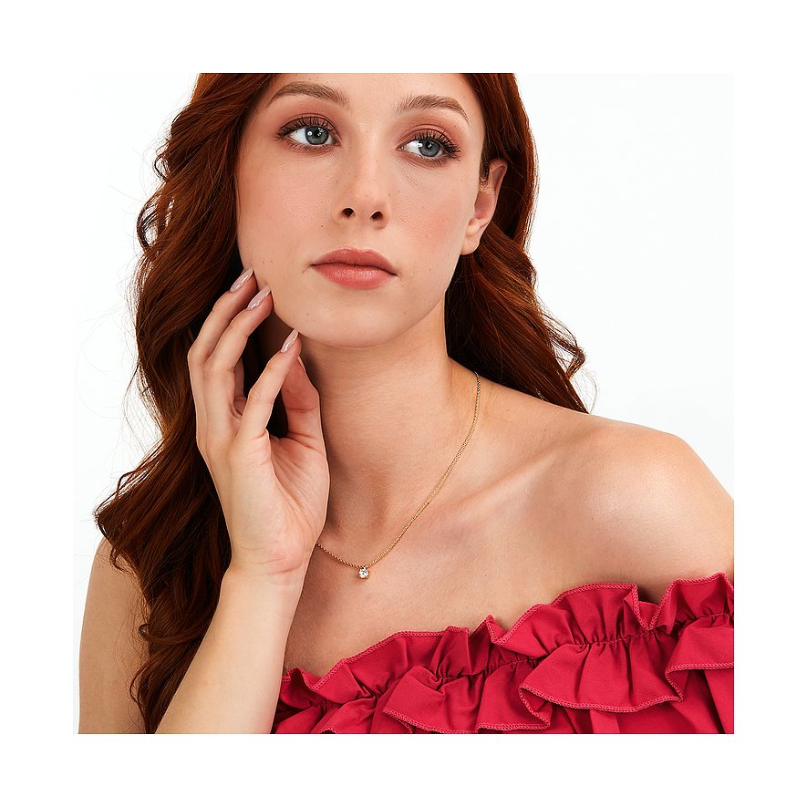 La Petite Story halskæde i 925 sølv med zirkonia.