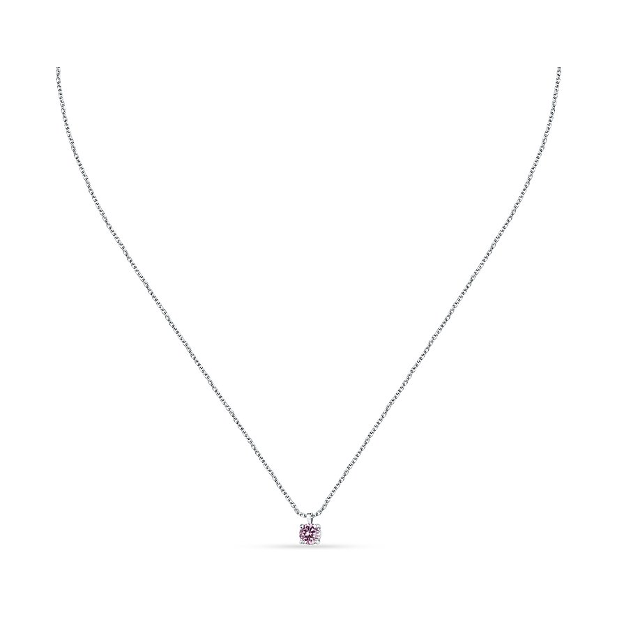 La Petite Story Silberkette mit Zirkonia-Anhänger, 925 Silber.